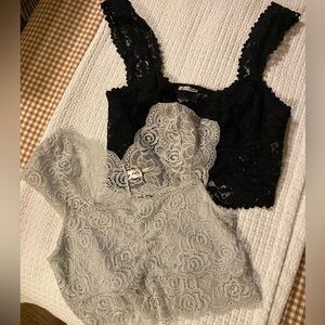 Free people Intimately Free lace bralettes size Large